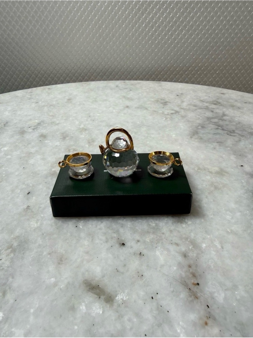 Swarovski Crystal Memories Miniature Tea Set